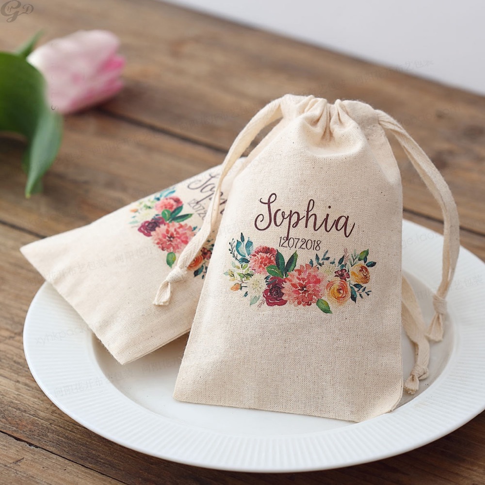 Baby Food Packaging - 100 Stück individuelle Namenslogo, Hochzeit, Geburtstag,