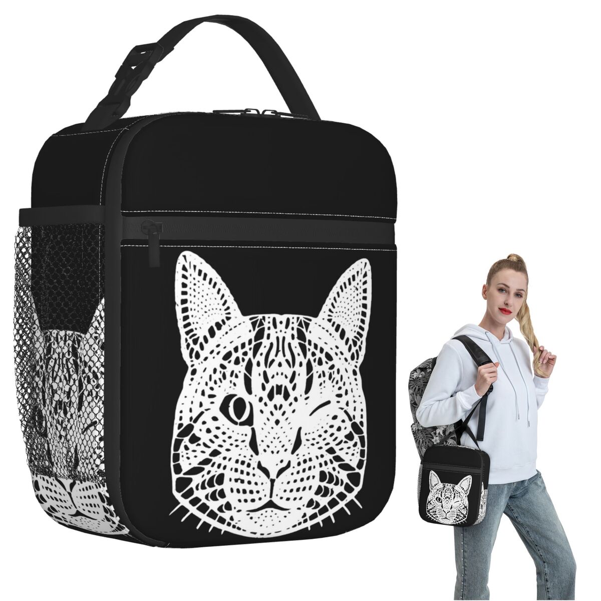Baby Food Lasagna - Baby Lasagna Cat Isolierte Lunchtasche für