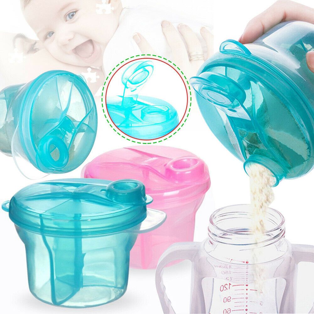 Baby Food Glass Jar - 3-dosen-Formelbehälter für die Aufbewahrung von Babymilchpulverspender