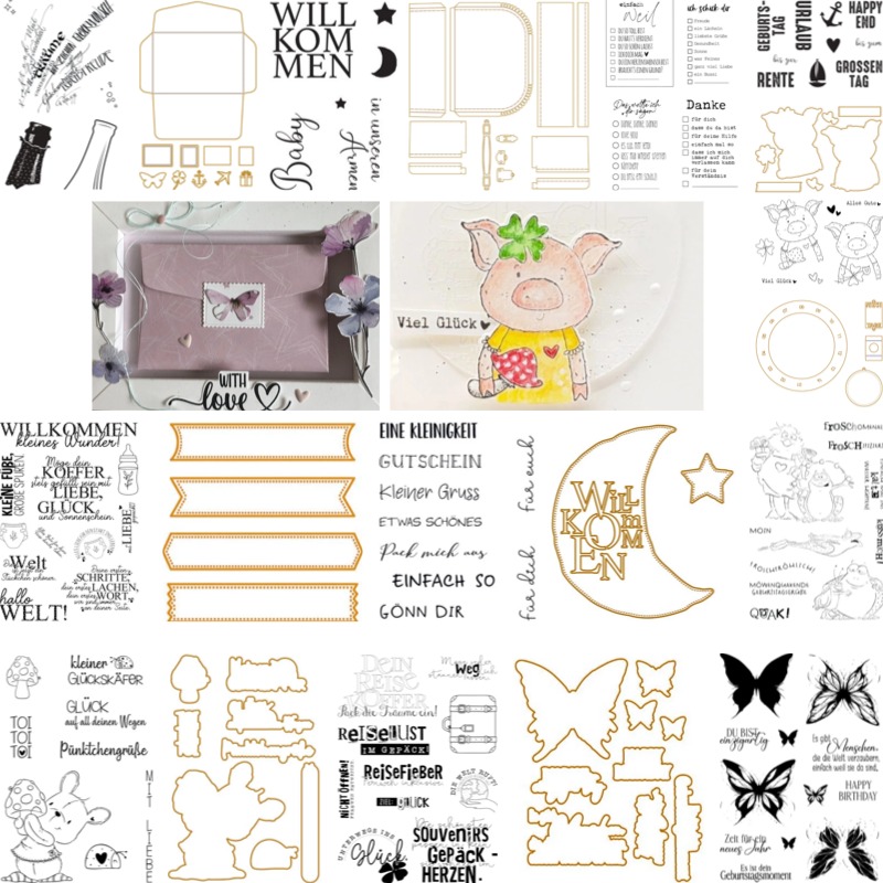 Baby Food Packaging - Baby-Koffer-Stempel und -Schablonen Neuheit 2026 Scrapbook-Tagebuch-Dekoration