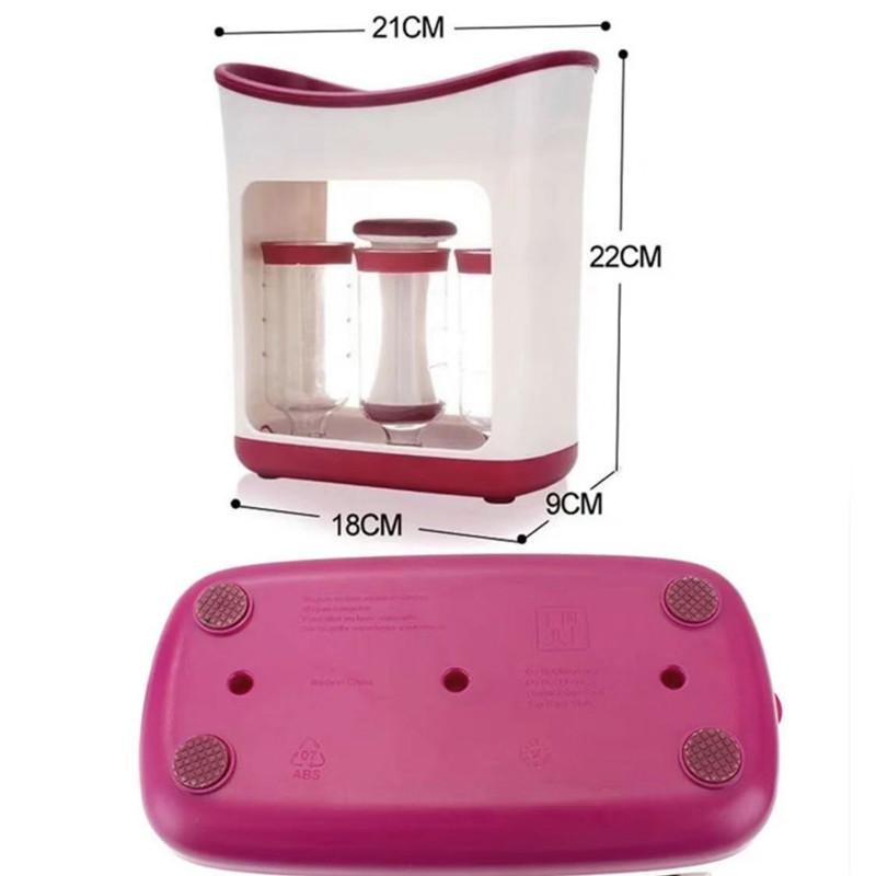 Baby Food Home - Püree Squeezer Ergänzende Lebensmittelproduktion Manuelle Aufbewahrungstasche