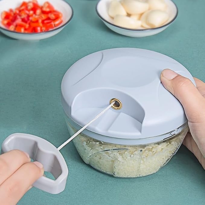 Baby Food Vegetable - Babyfreundlicher manueller Lebensmittelzerkleinerer, handbetriebener Mini-Knoblauchzerkleinerer für