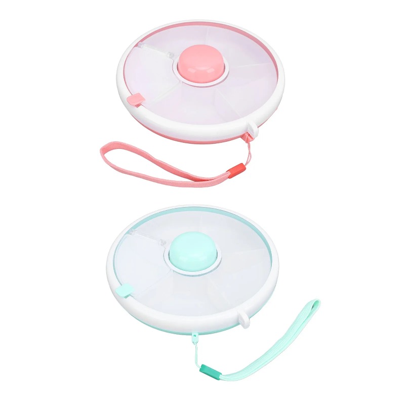 Baby Food Home - 360 ° Rotierender Snack-Behälter, großes Fassungsvermögen,