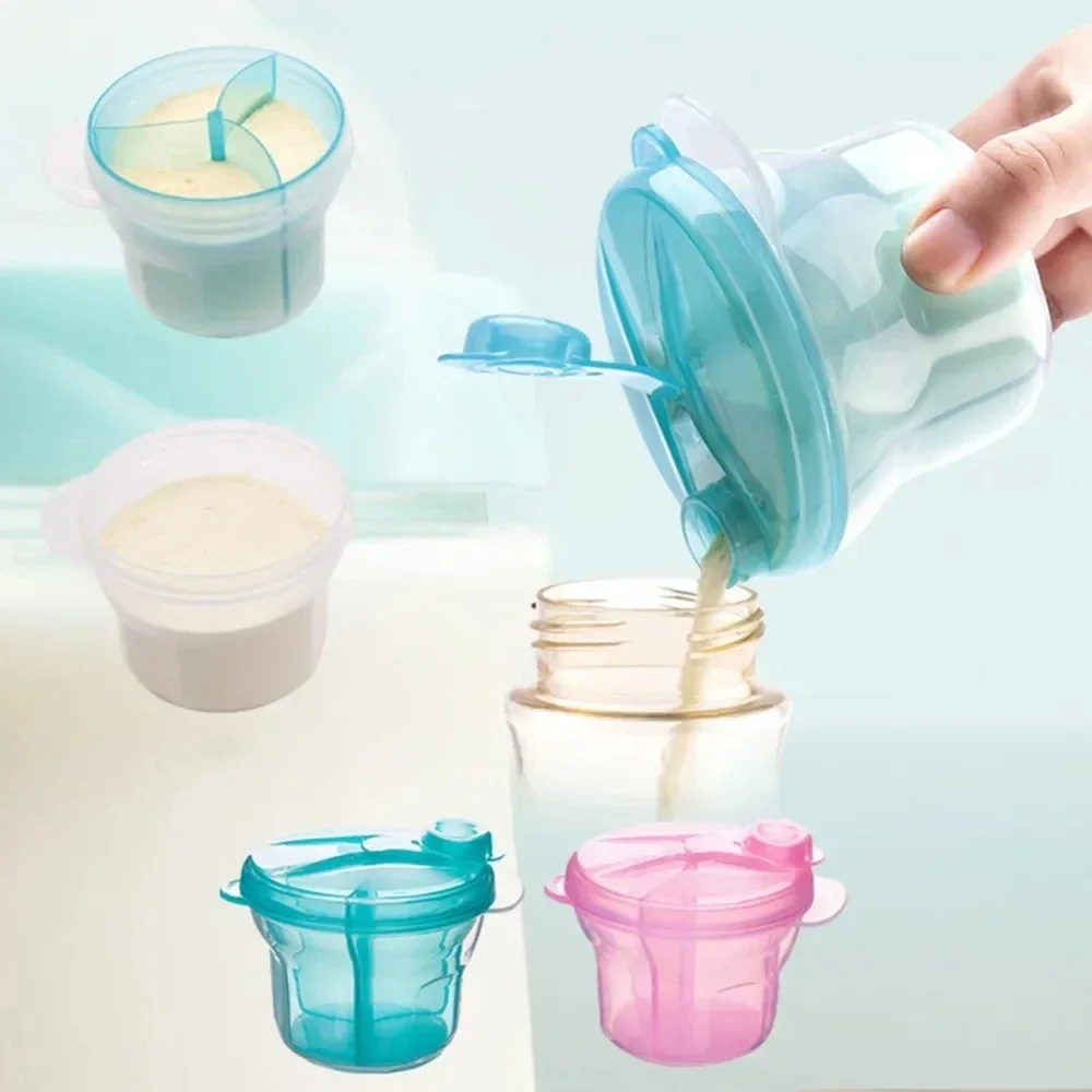 Baby Food Glass Jar - Tragbarer Formelspender mit 3 Gittern für