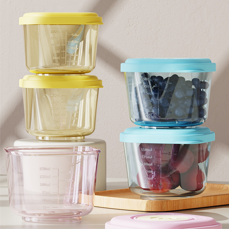 Baby Food Stuff - 6 Stück Aufbewahrungsbehälter für Babynahrung –