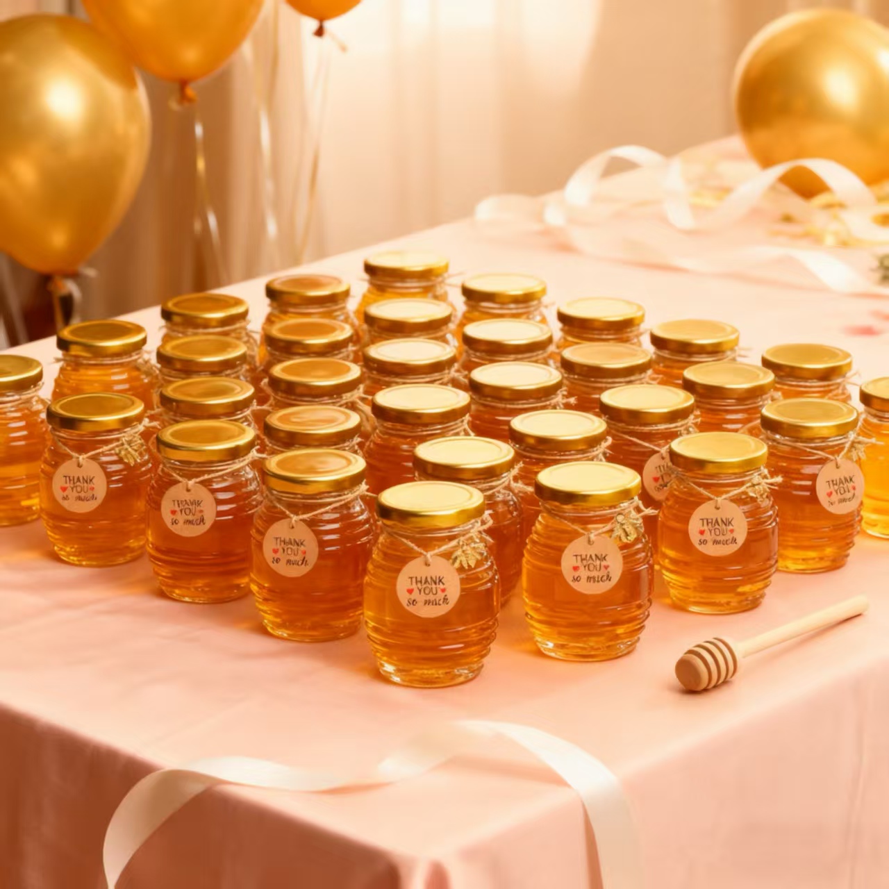 Baby Food Glass Jar - 12/24/36 Stück - 70ml, Mini-Glas-Honiggläser-Set, Runde