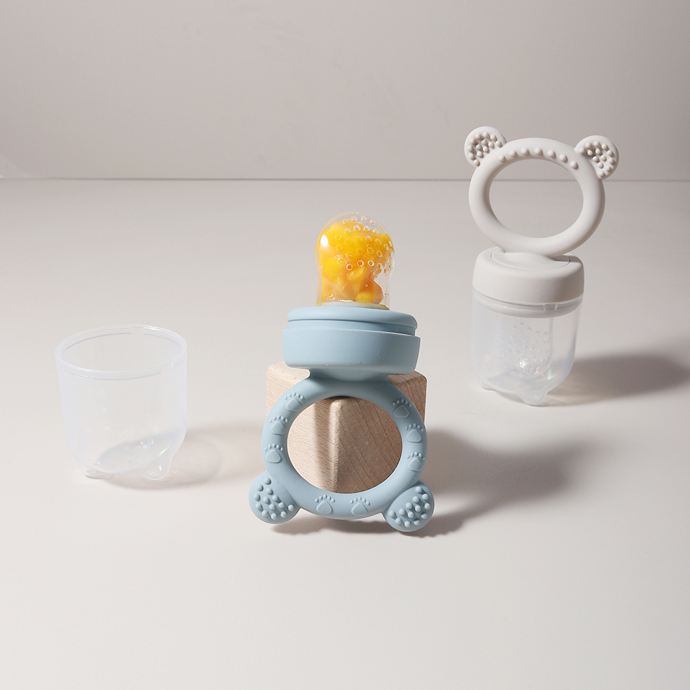 Baby Food Vegetable - Neuer Baby-Silikon-Schnuller in Bärenform, Obstfütterer zum