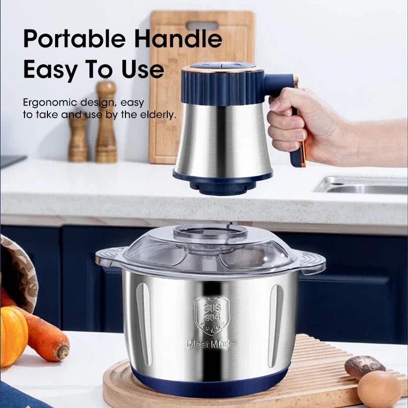 Baby Food Home - 5L Elektrische Fleischmühle mit Großer Kapazität
