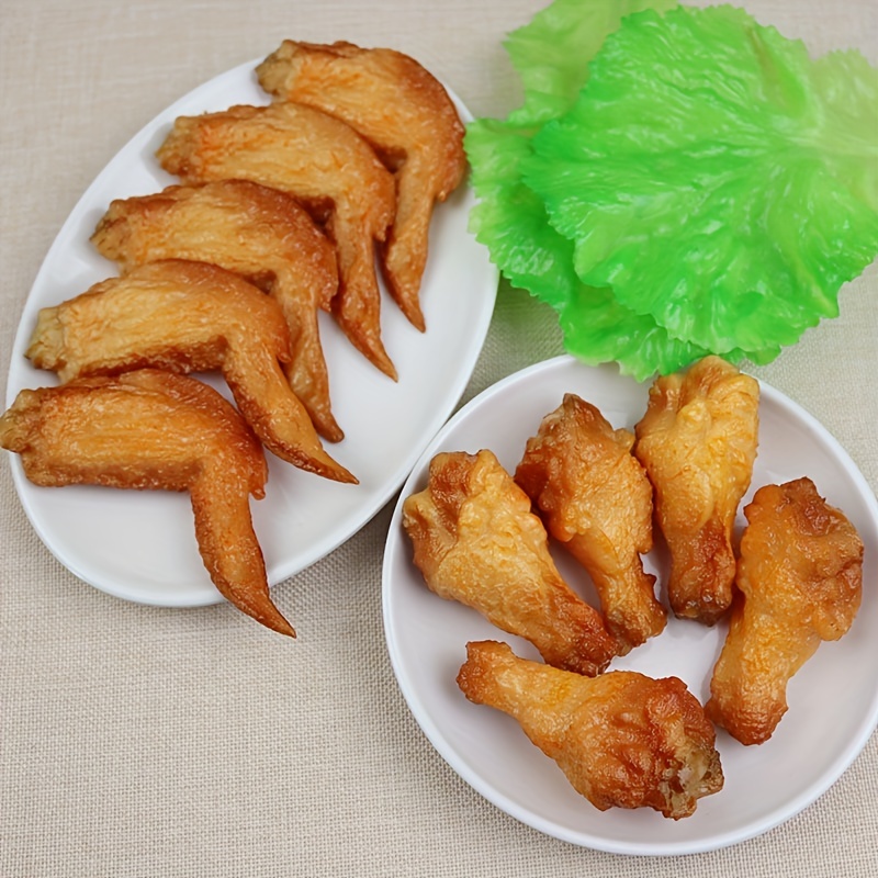 Baby Food With Chicken - Rollenspiel-Essenselset, simulierte gebratene Hähnchenflügel und Beine,
