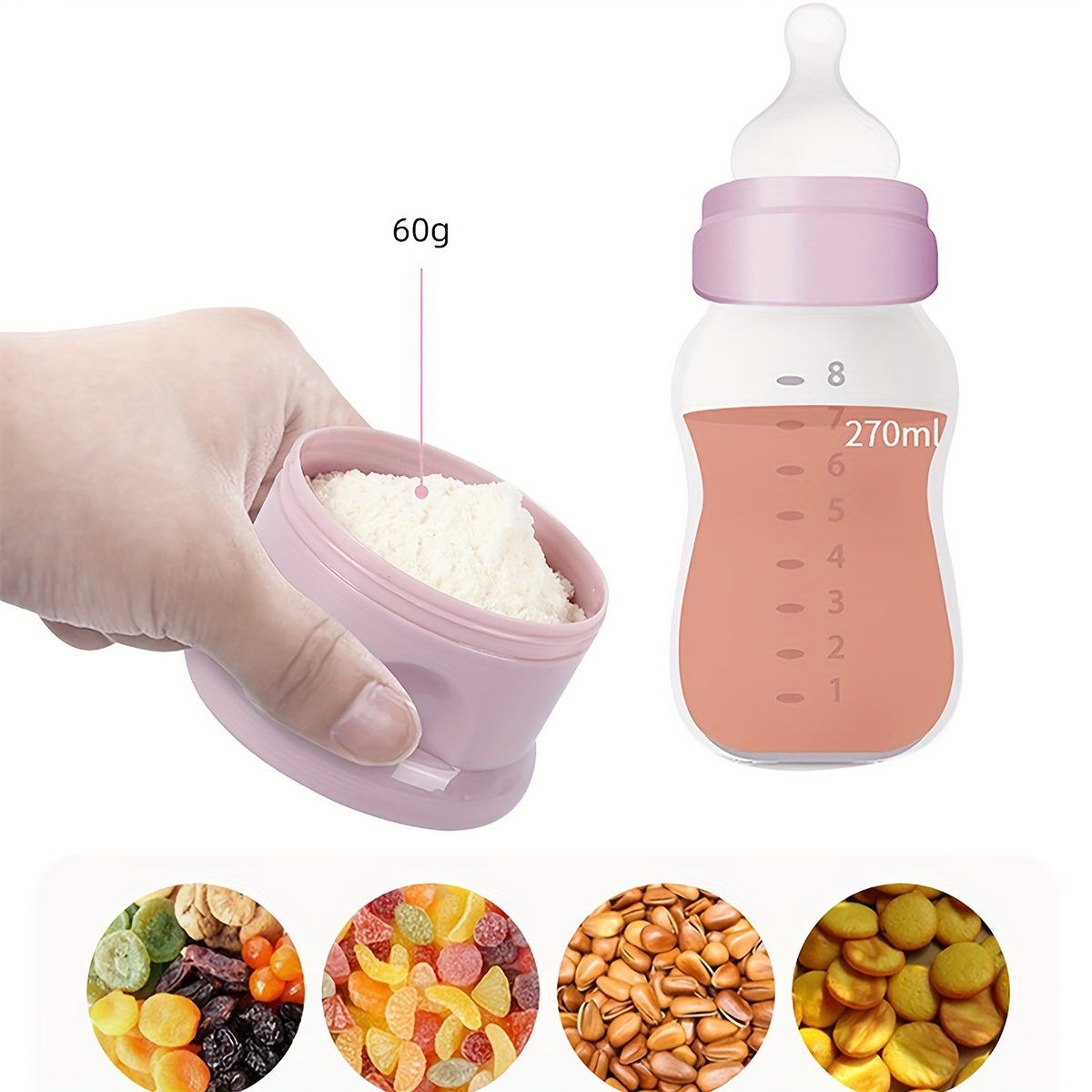 Baby-Milchpulverbehälter mit g – Baby Food Glass Jar Bewertung und Preis