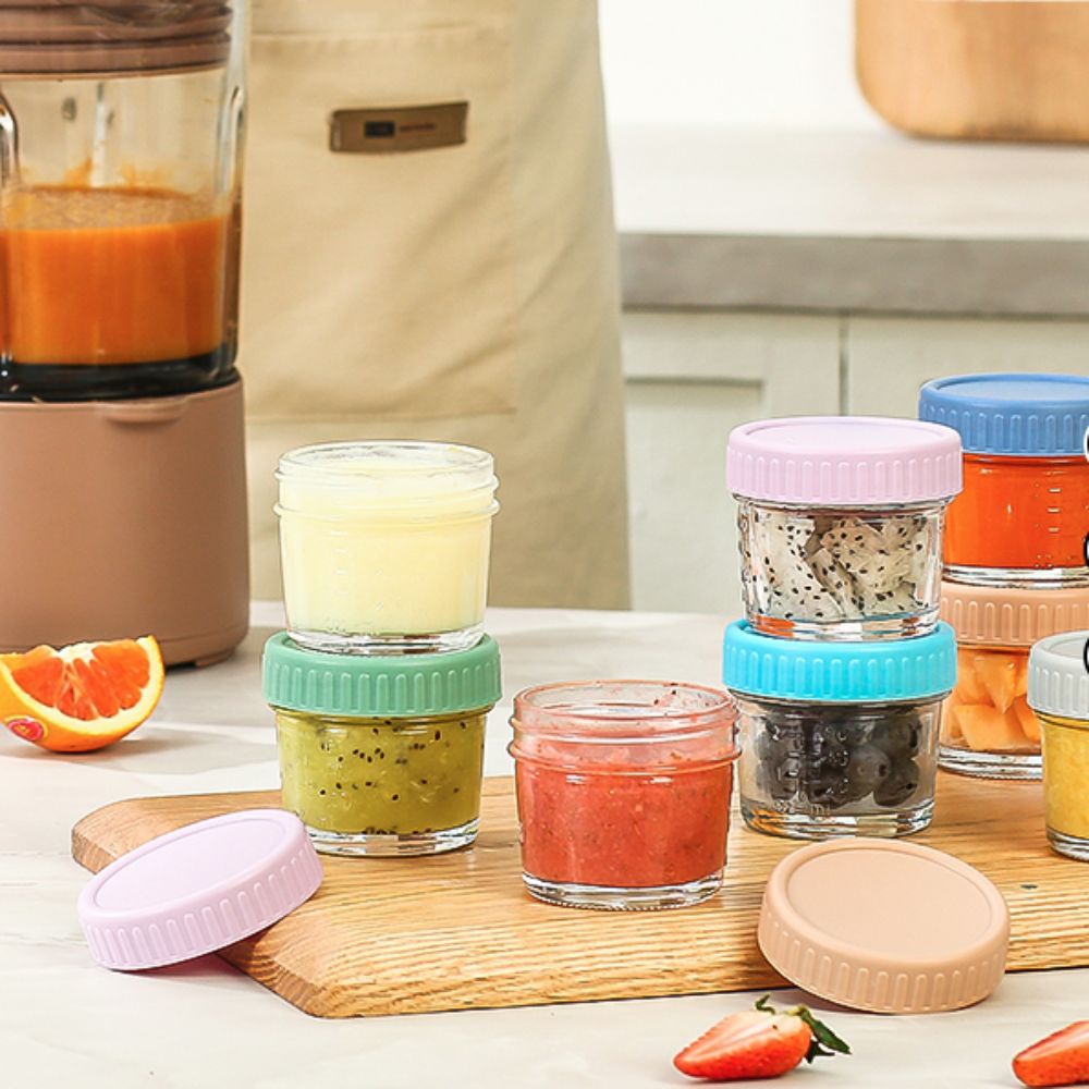 6 Stück Mehrzweck-Glas-Babynah – Baby Food Glass Jar Bewertung und Preis
