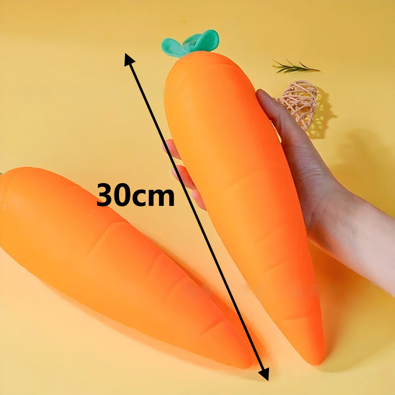 30cm Riesiges Karotten-Squishy – Baby Food Vegetable Bewertung und Preis