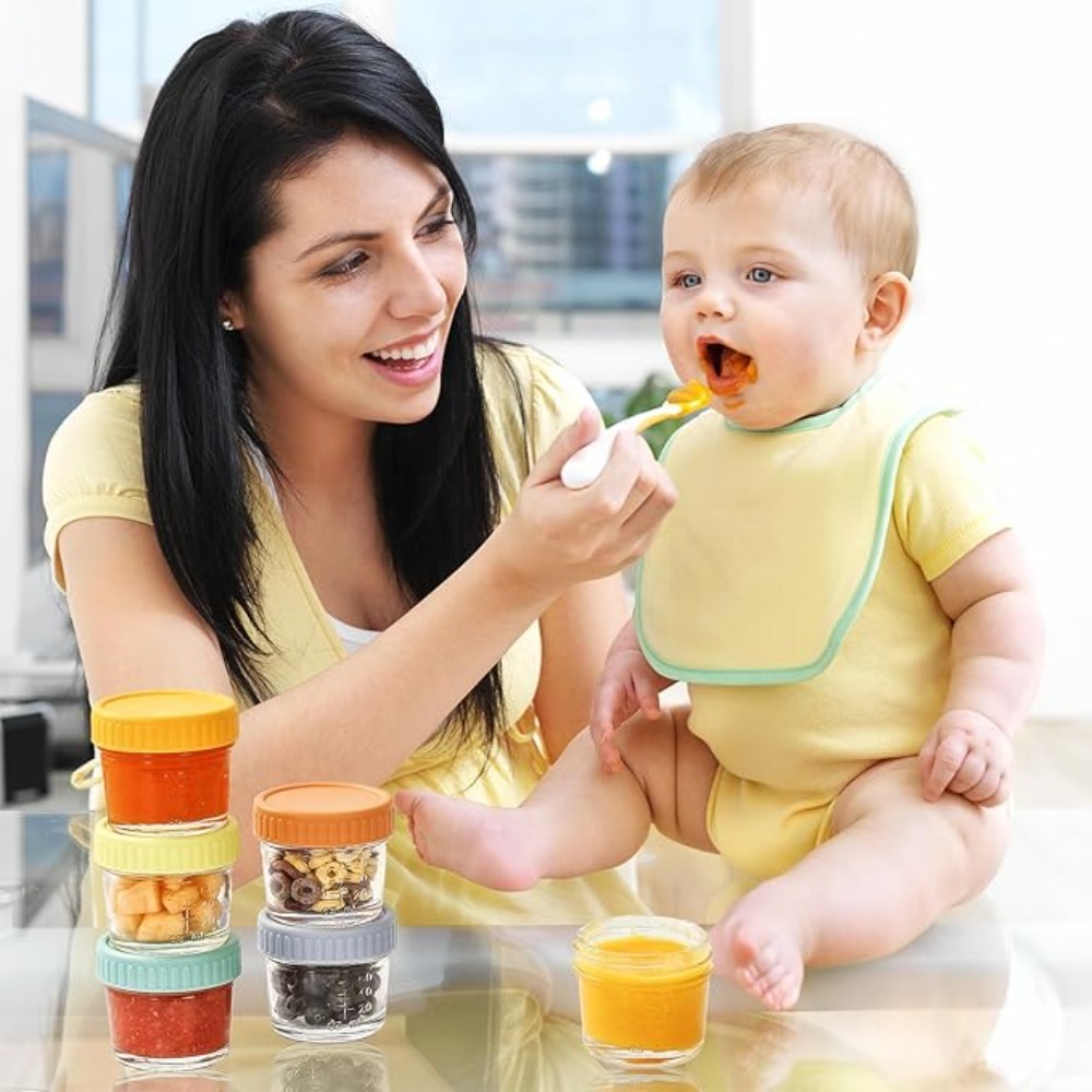 6 Stück Glas-Babynahrungsgläse – Baby Food Glass Jar Bewertung und Preis