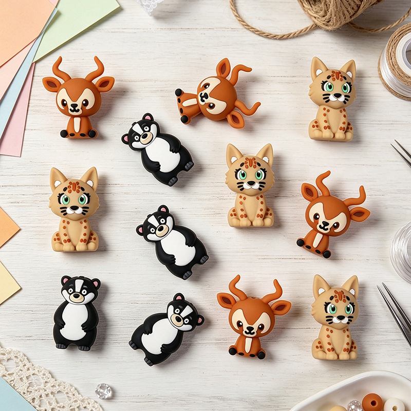 20 Stück neue 3D-Silikonperlen – Baby Food Home Bewertung und Preis